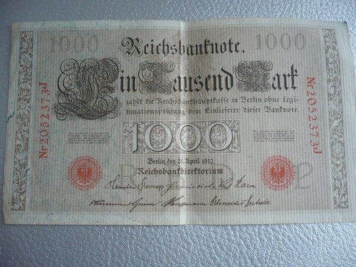 1000 mark reichsbanknote - 1000,