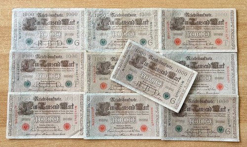 Lot 1000 mark 1910 - lot,