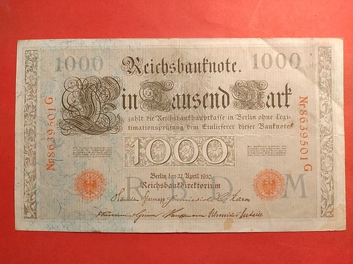 Reichsbanknote deutschland - reichsbanknote,