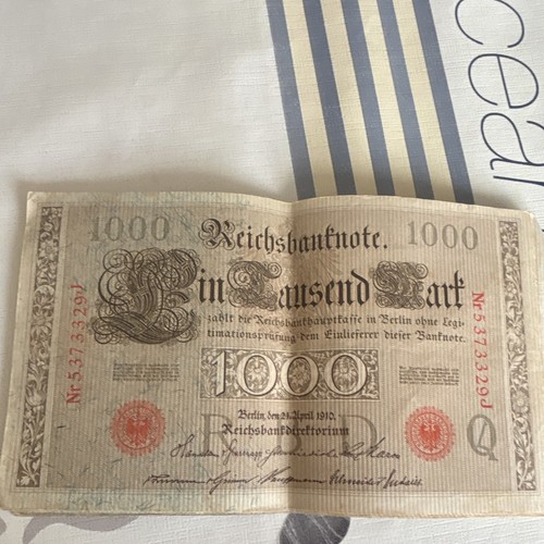 Deutsches reich reichsbanknote - reich,