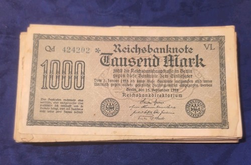 1000 mark september 1922 - 1000,