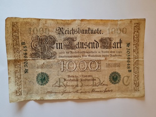 1000 mark reichsbanknote - mark,