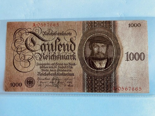 1000 reichsmark 1924 - reichsmark, 1924 