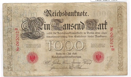 1000 mark 1898 - 1898, 18