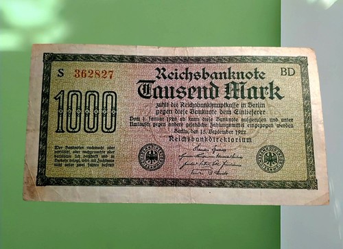 1000 mark berlin 1922 - berlin, 15.09.1922