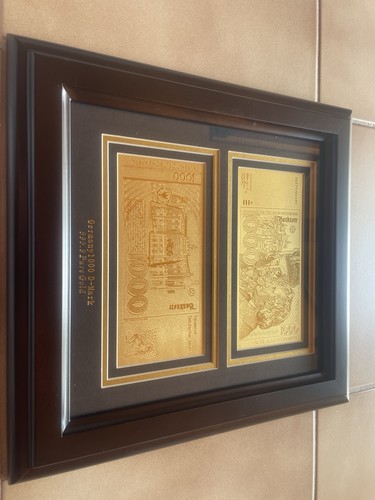 999 gold banknote germany - 999.9,