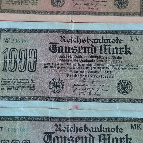 Reichsbanknote 1000 mark - 1000,