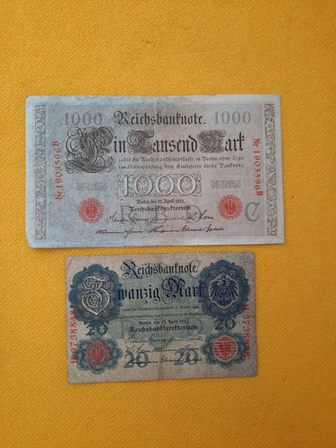 1000mark 1910 20m - 1910, +