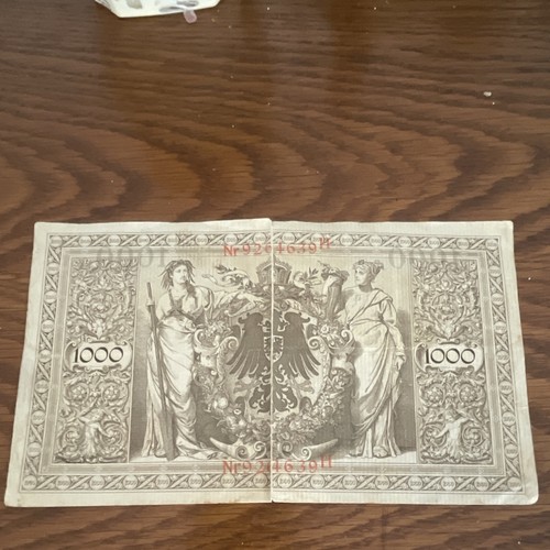 Deutsche reichsbanknote 1000 - reichsbanknote,