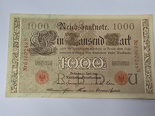 1000 mark reichsbanknote - 1000,