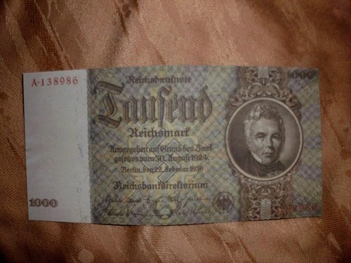 Deutsche reichsmark 1000 - deutsche,