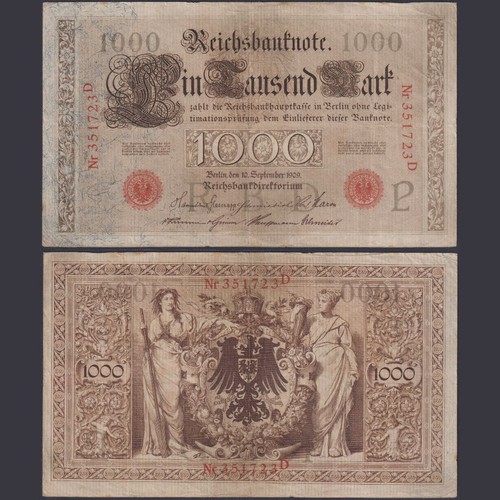 Deutsches reich 1000 mark - reich,
