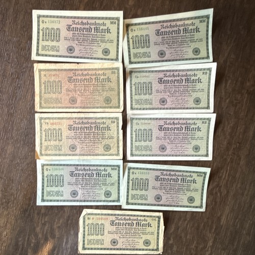 Reichsbanknoten 1000 mark - reichsbanknoten,
