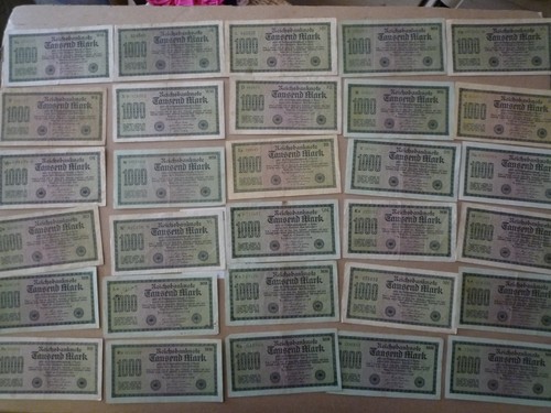 Reichsbanknoten 1000 mark - 30,