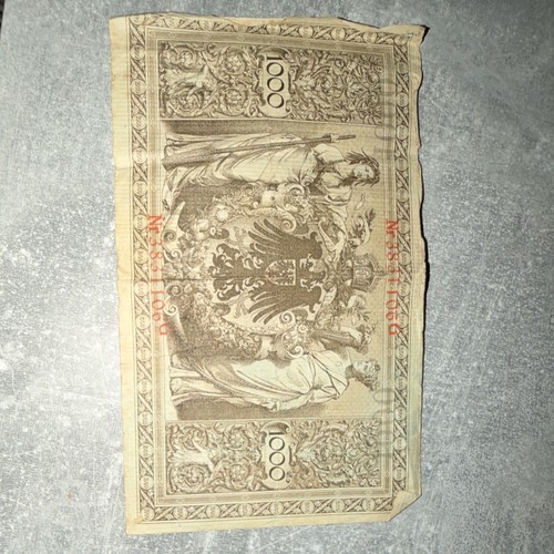 1000 mark reichsbanknote rot - mark,