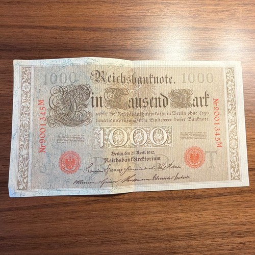 Deutsches reich reichsbanknote - reich,