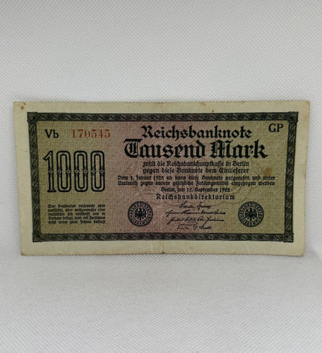 Banknote weimarer republik - republik, /