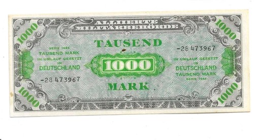 1000 mark alliierte - mark,