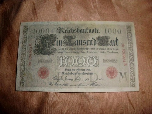 Deutsche reichsmark 1000 - deutsche, reichsmark,